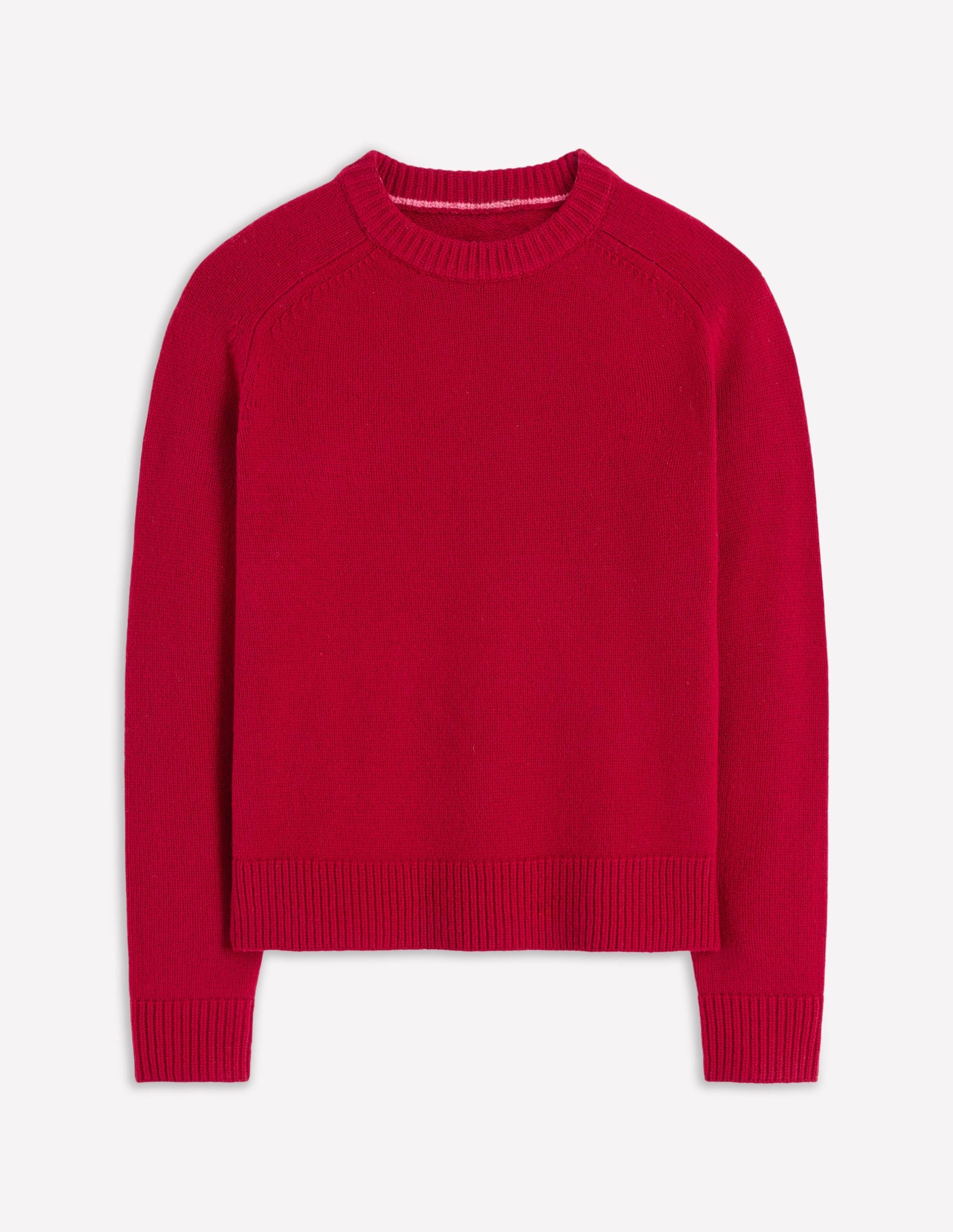 Marion Merino Sweater-Crimson Red - Image 7
