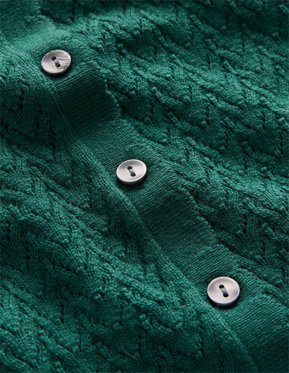Diane Pointelle Cardigan-Drake Green - Image 6