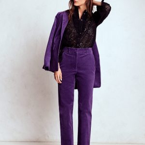 Canonbury Cord Pants-Mystical Purple