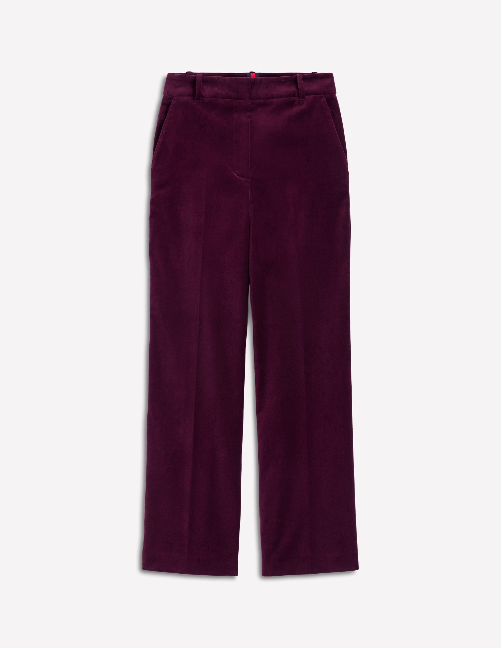 Canonbury Velvet Pants-Dark Cherry - Image 6