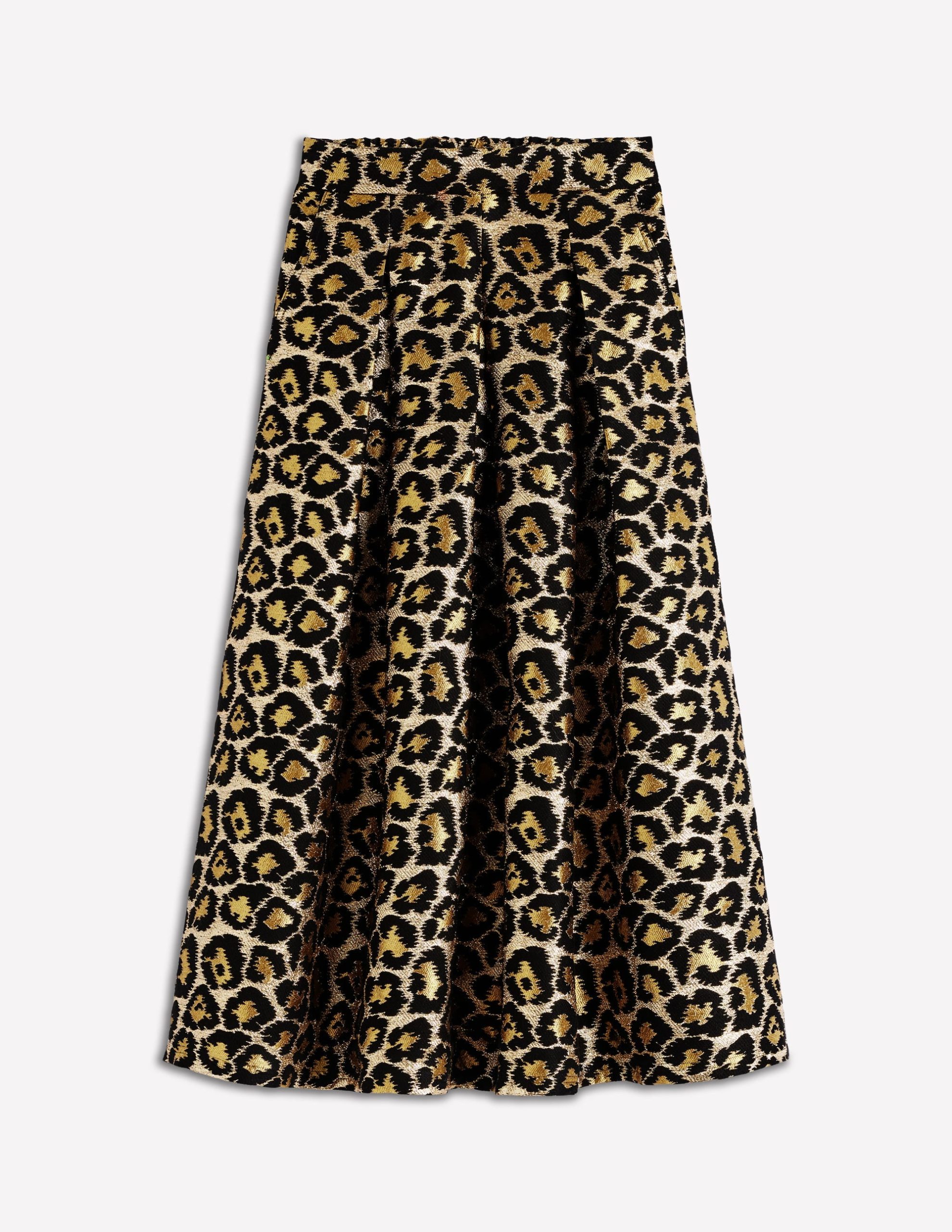 Verity Jacquard Midi Skirt-Leopard Print - Image 6