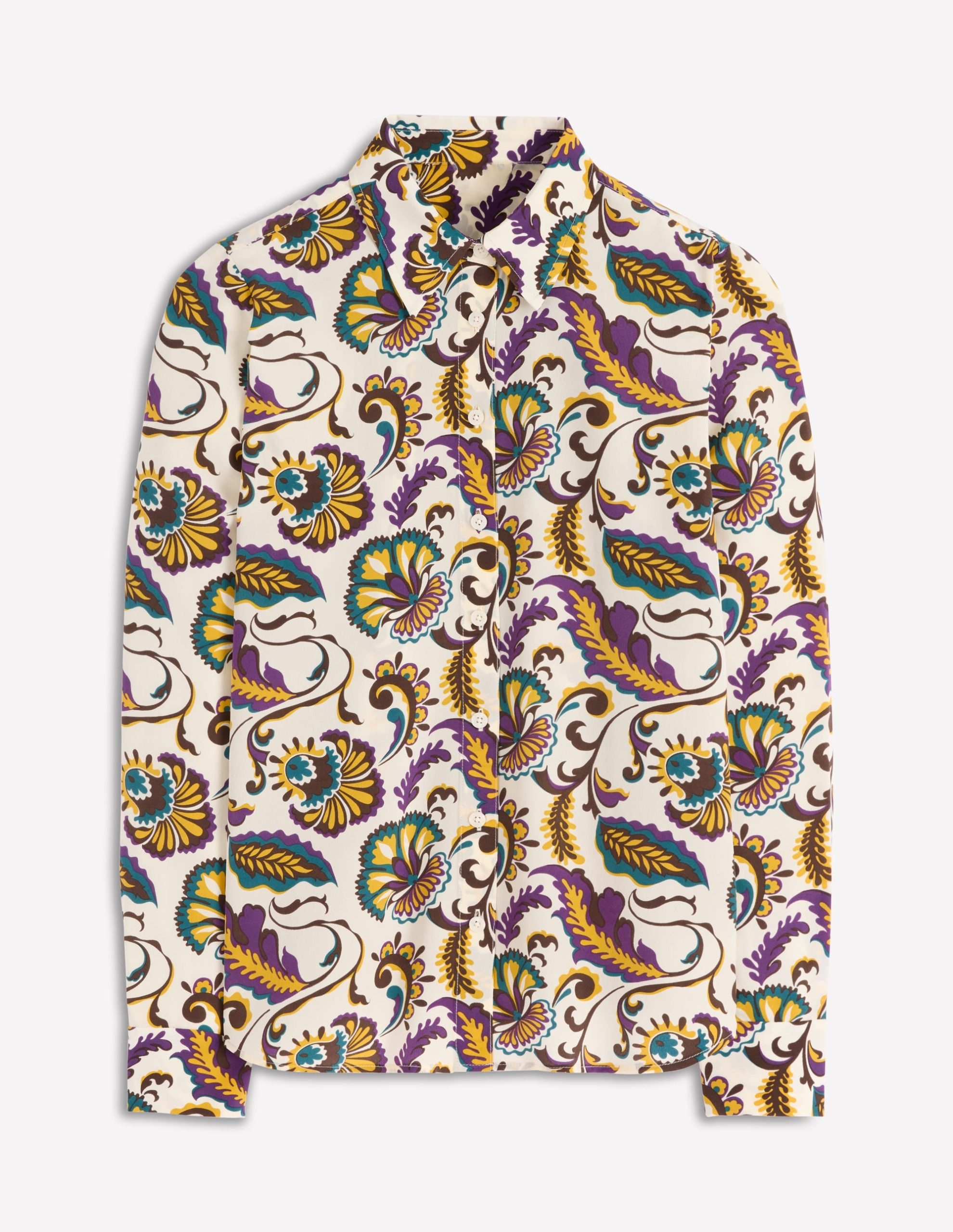 Sienna Silk Shirt-Multi. Ornate Meadow - Image 6