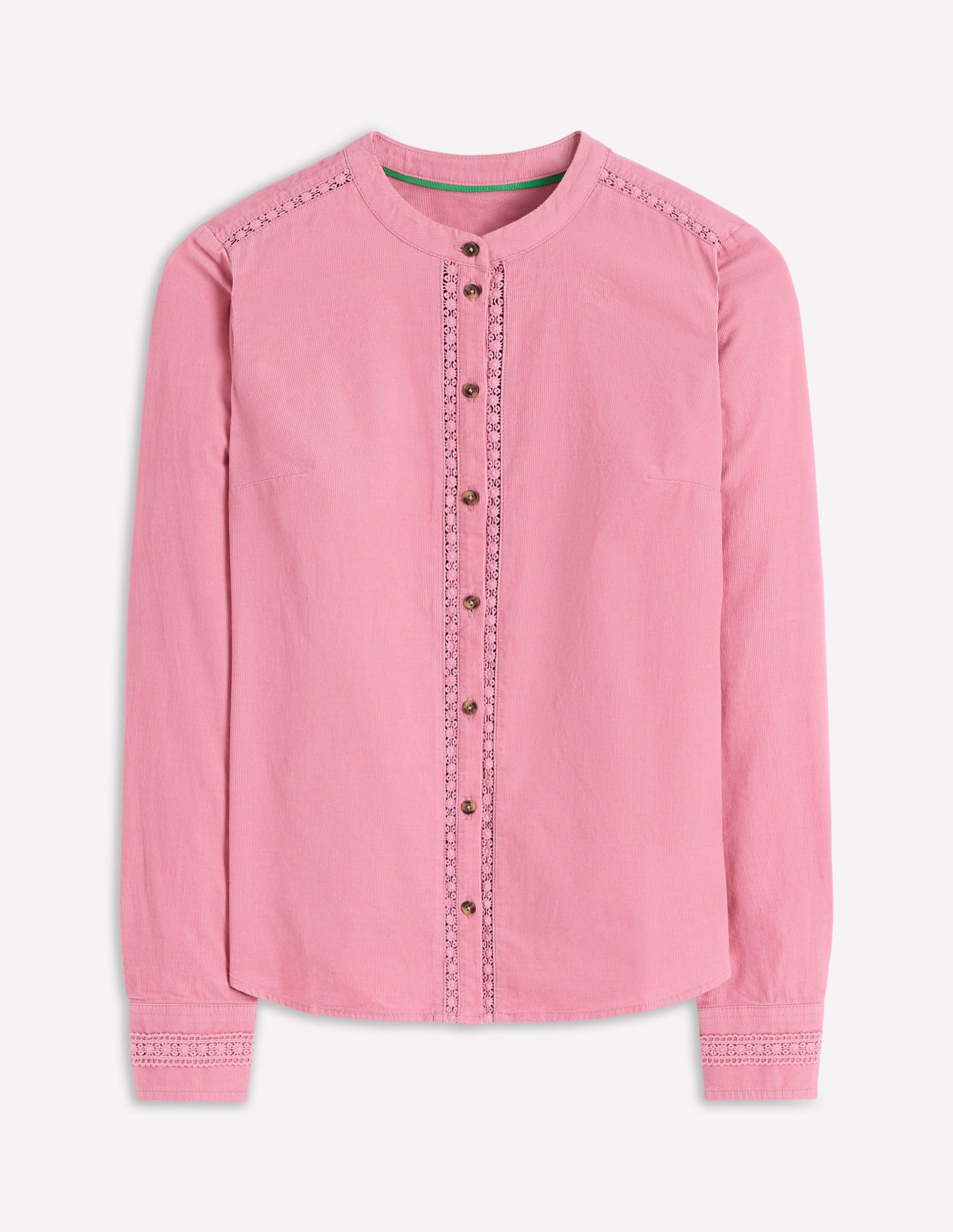 Victoria Cord Shirt-Blushing Rose - Image 6