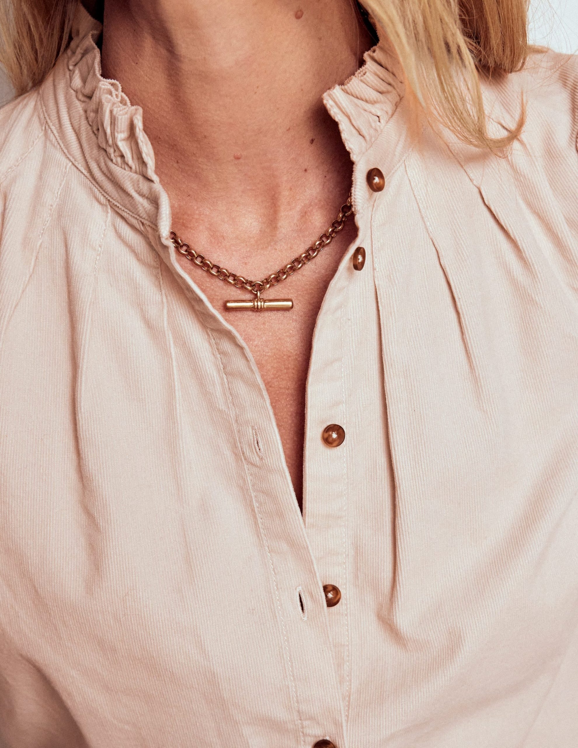 Lorna Cord Top-Almond Milk - Image 2