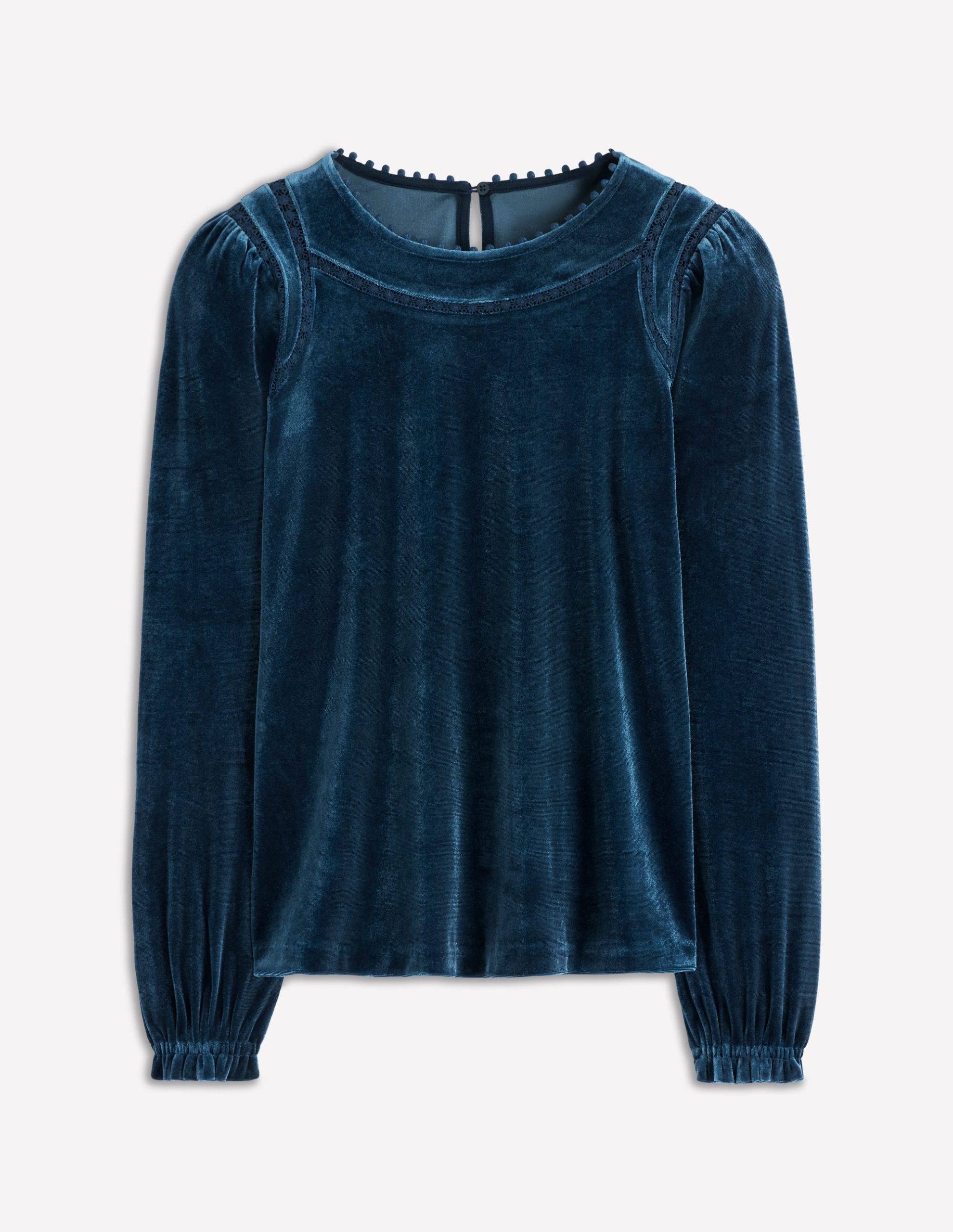 Mila Velvet Top-Midnight Ocean - Image 6