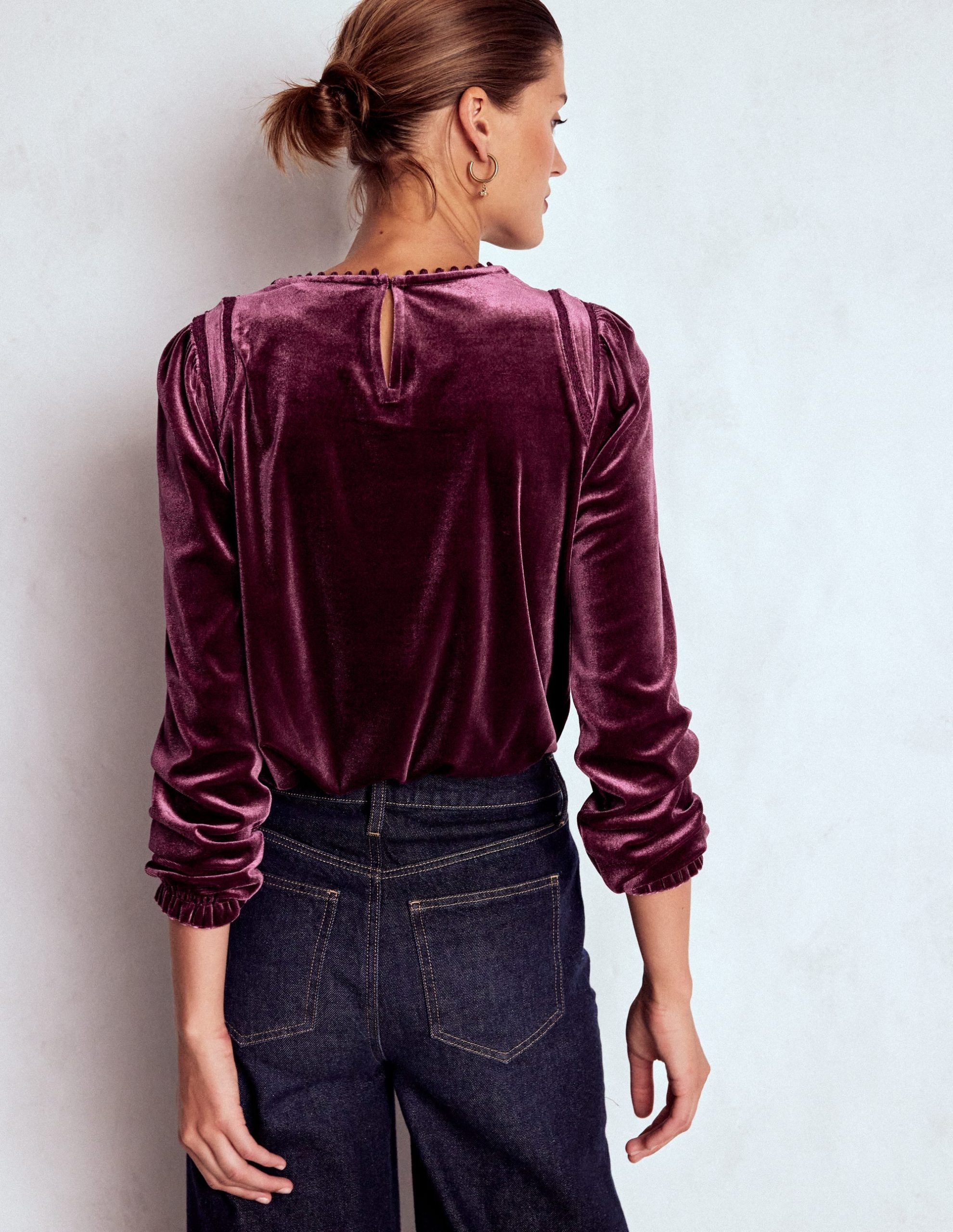 Mila Velvet Top-Deep Wisteria - Image 4