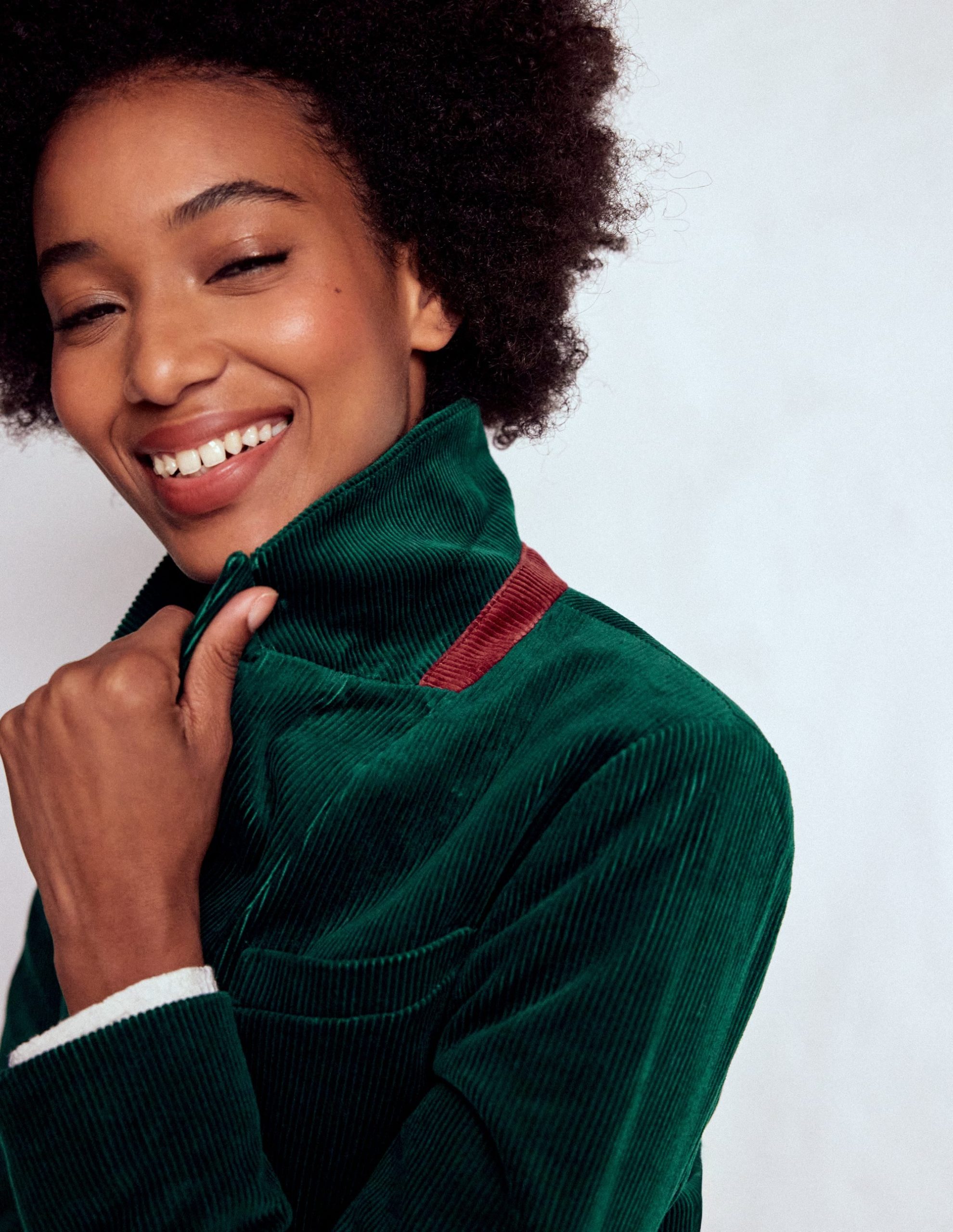 Stamford Cord Blazer-Fern - Image 2