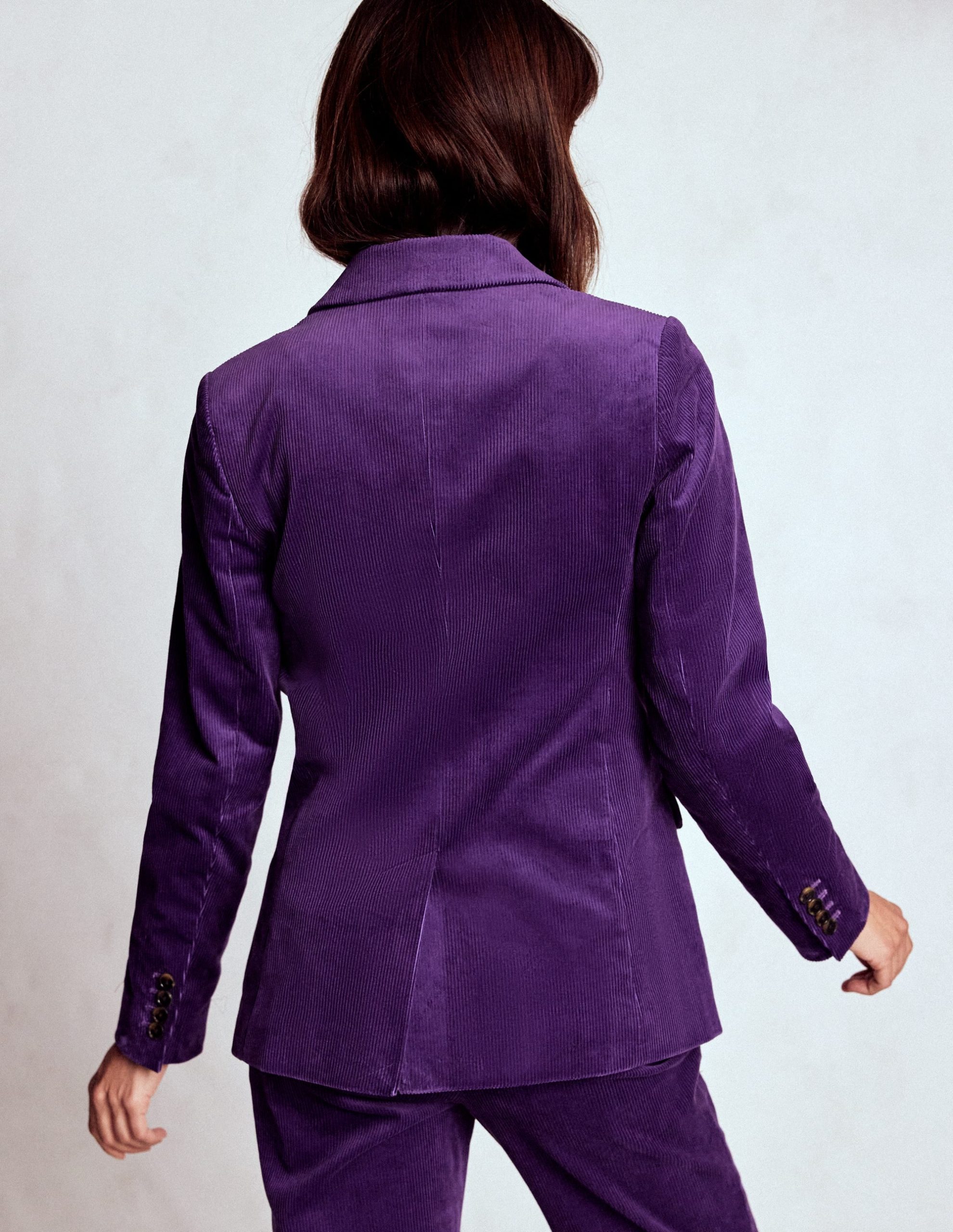 Stamford Cord Blazer-Mystical Purple - Image 3