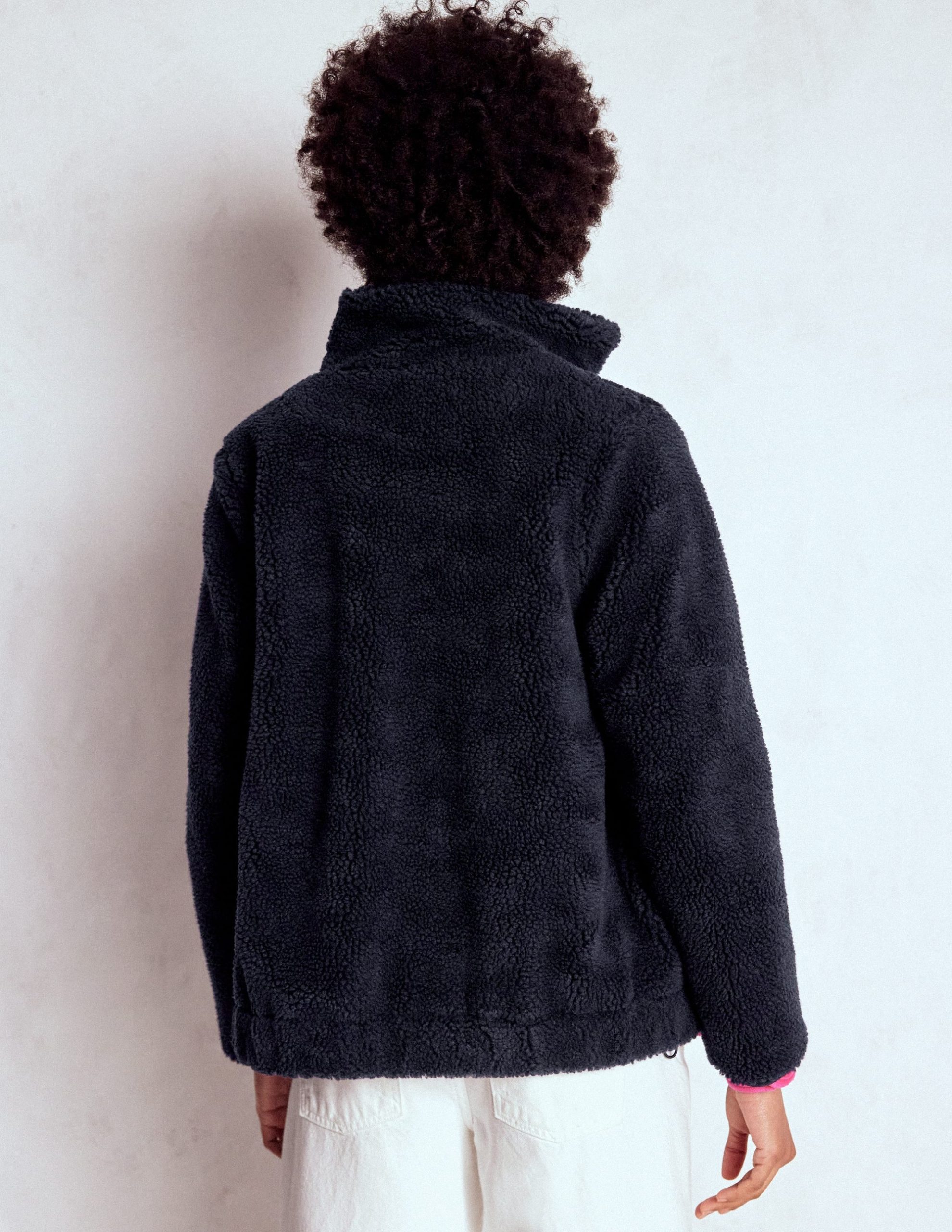 Westminster Borg Jacket-Navy - Image 3