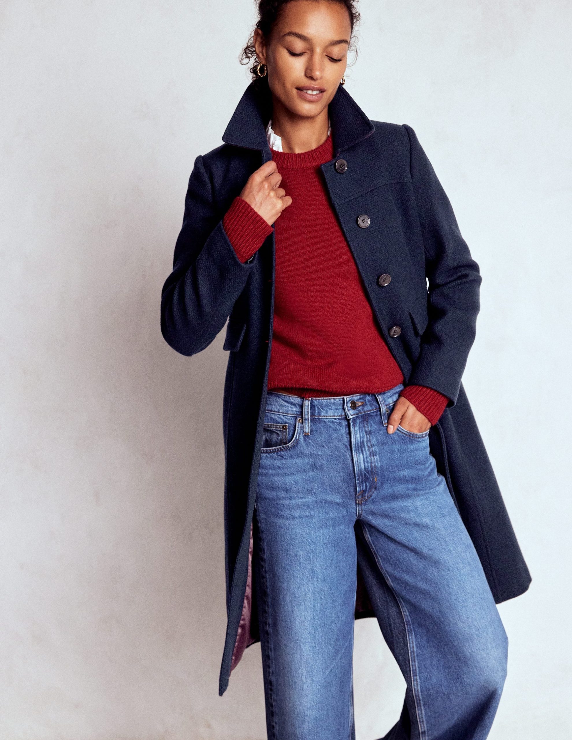 St Albans Coat-Navy - Image 5