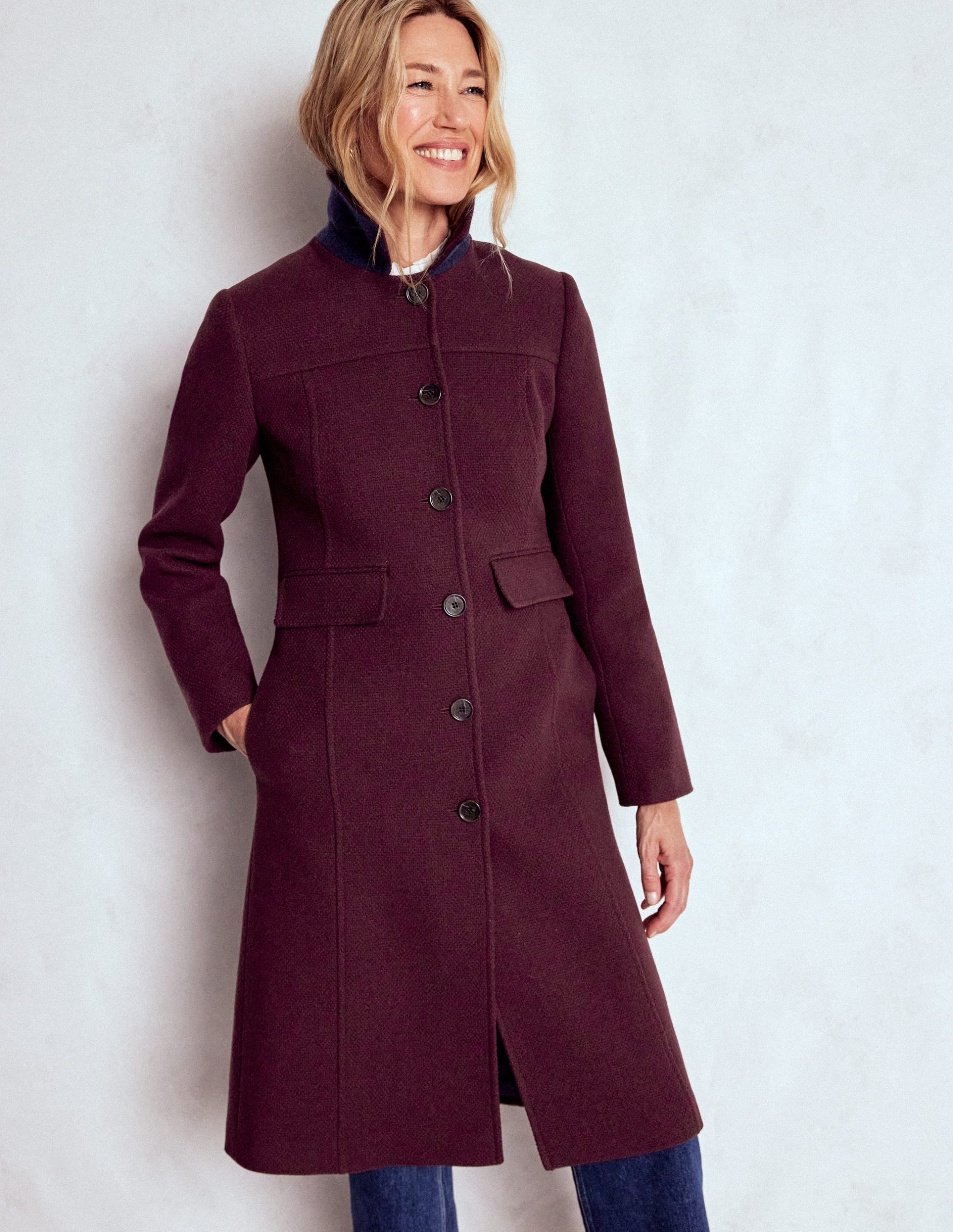 St Albans Coat-Dark Cherry - Image 5