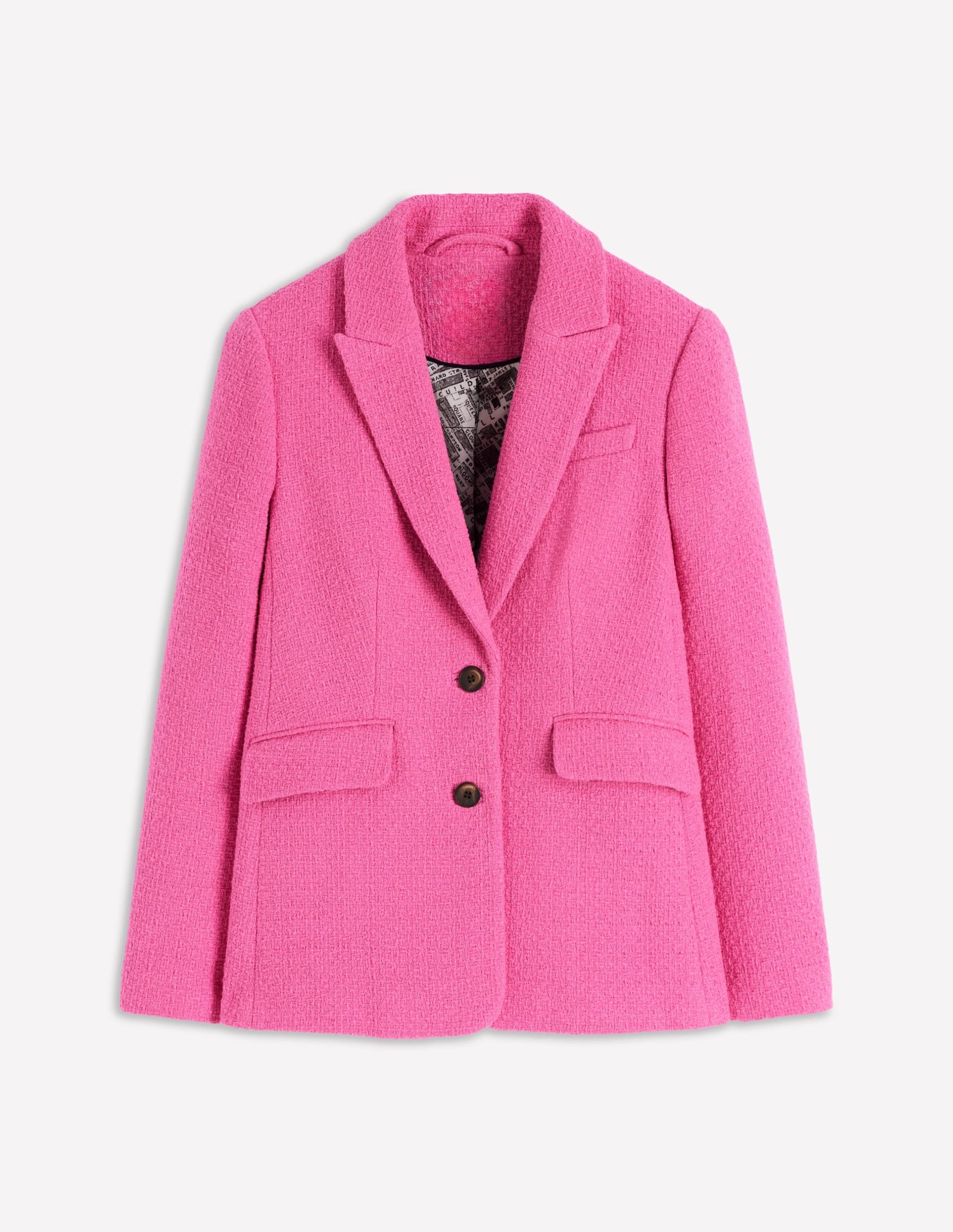 Stamford Texture Blazer-Pink Peony - Image 5