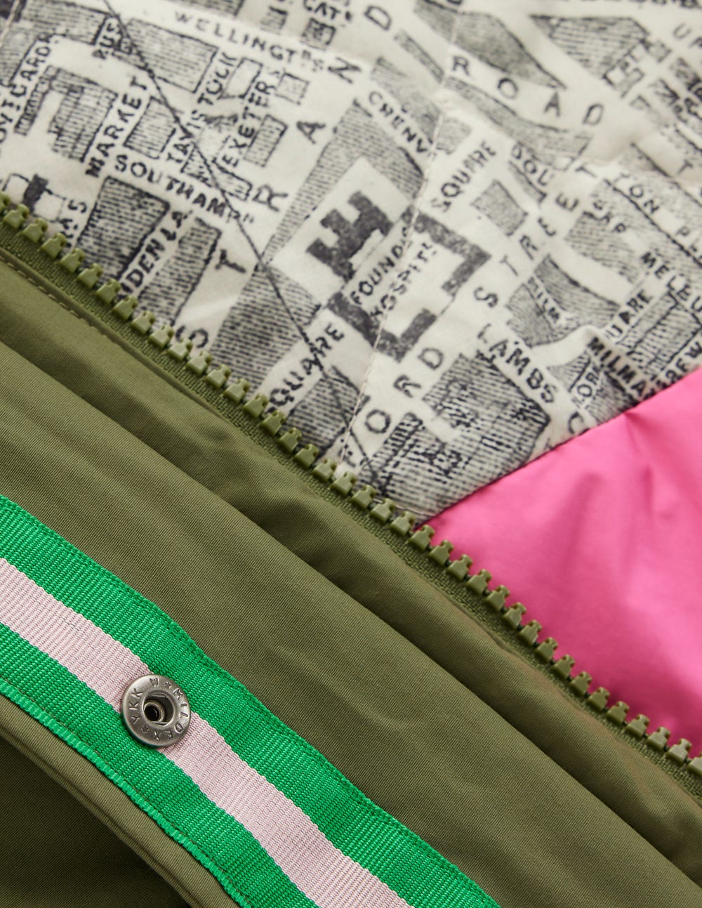 4-In-1 Hooded Parka-Green. Navy. Leopard Borg - Image 8