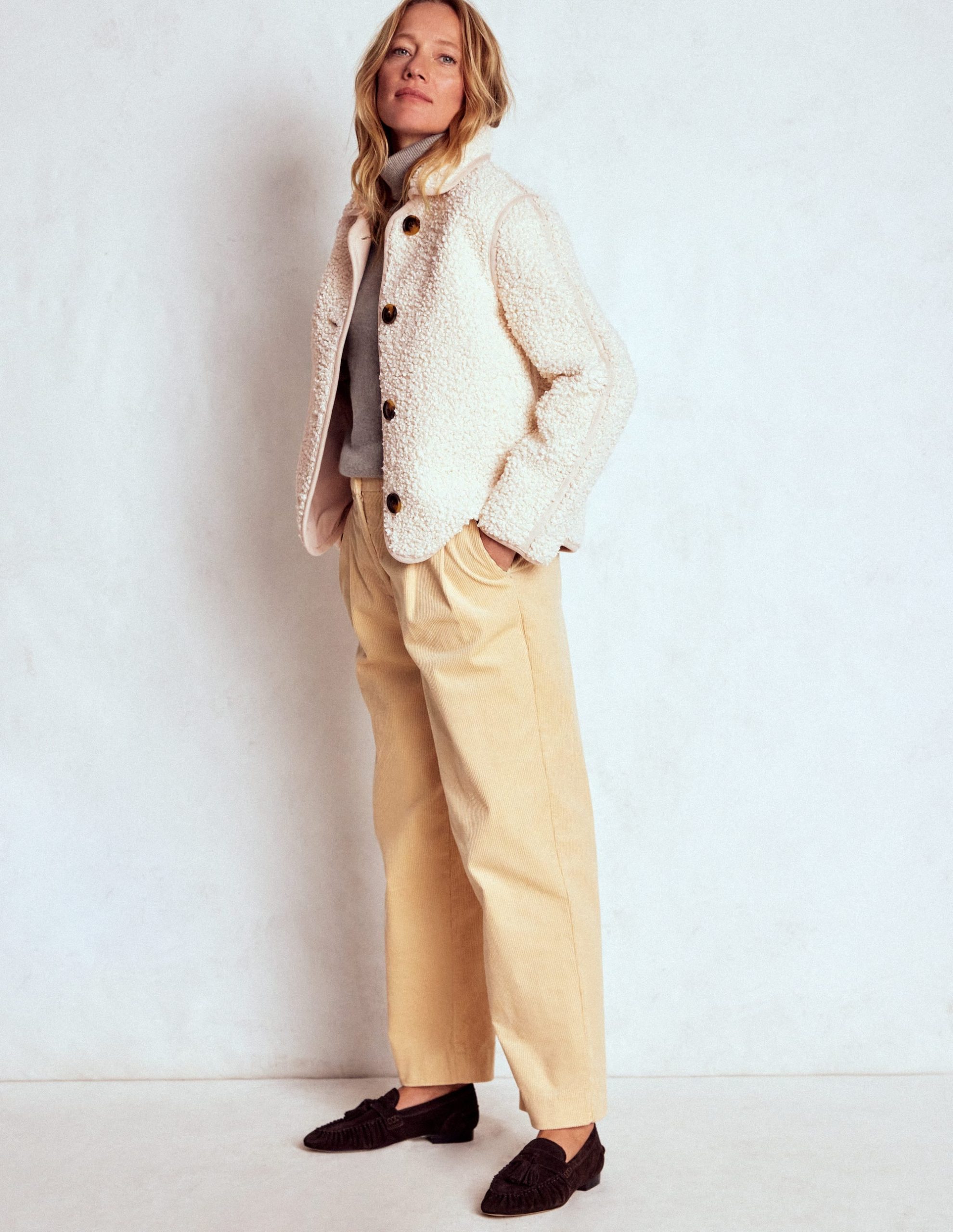 Borg Jacket-Curly Natural Borg - Image 4